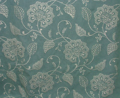 1.1 Metres iLiv Adriana Glacier Embroidered Fabric Curtain Upholstery Cushion