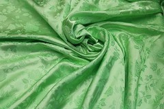Rose Jacquard Satin Fabric 60/59″ 5 Yard Fuchsia Sells by the Yard Inch Wide
