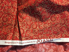Lot of 6 Pieces Cotton Christmas Fabric Sewing Quilting 10.5 Yards