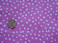 White Dots on Rose PINK 1 Yd x 44″ Wide 100% C Keepsake Calico Brand NEW BTY
