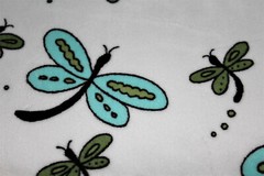 DRAGONFLIES MINKY CUDDLE SMOOTH SILKY PLUSH SEW QUILT CRAFT FABRIC BTY+ PRECUTS