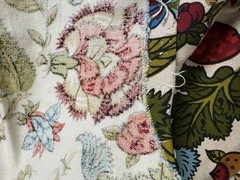 Upholstery Weight Fabric, 204” Wide By 84” Long, Four 51” Wide Sections, VGC