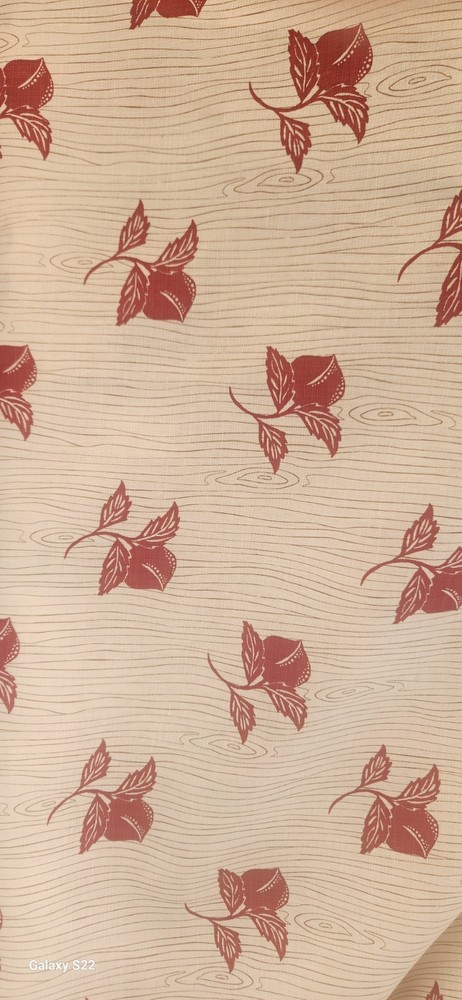 6 Yards Katie Ridde Textiles Cherry Blossom Fabric In Cardinal On White