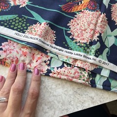 1 yard cut – Holli Zollinger Dreamer Hydrangea Hobby Lobby Fabric – butterfly
