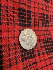 Vintage Red Black Homespun Check Plaid Cotton Fabric 5+ YARDS 42″W Country Farm