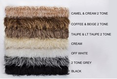 Faux Fur Fabric Material,Furry Fake Fur,Long Hair Pile,Solid & Two Tone,Neotrims