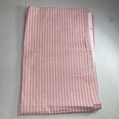 4M Cotton Decorator Fabric — Pink Stripe Floral Pattern 2 Yards x 44″ Wide