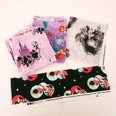 Fabric Scraps Samples Varies of Sizes and Fabric Types – Theme Disney