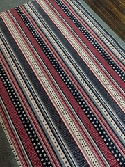 2 Yard Lot Vintage General Fabrics Co Americana Cotton Coordinated Fabric