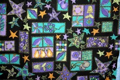 SHADOW AND SHINE ON BLACK FRON AE NATHAN – 100% COTTON FABRIC