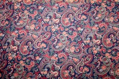 PAISLEY IN PINK AND BLUE FROM PETER PAN FABRICS – 100% COTTON FABRIC