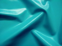 Latex Rubber 0.33mm, Offcut, 102x92cm, Vibrant Turquoise