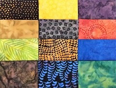 48 PCS BATIK ~ 5″X5″ PRE-CUT QUILT SQUARES CHARM PACK ~ FREE SHIPPING