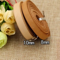 8/10/12mm Real Genuine Leather Cord Strap Rope String Fabric Material DIY
