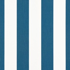 SUNBRELLA CABANA REGATTA BLUE WHITE STRIPE OUTDOOR MULTIUSE FABRIC BY YARD 54″W
