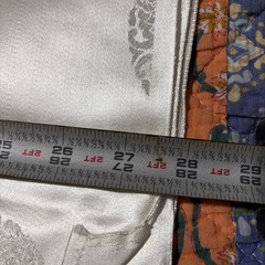 MEI WAH HONG KONG SHOU Medallion Dragon silk brocade damask White fabric 4.1 YDS