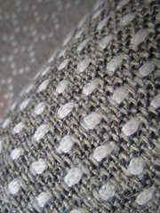 Zak & Fox MARINER Linen Blend Slub Charcoal Tan Rust Beige Thread Fabric 2yds+