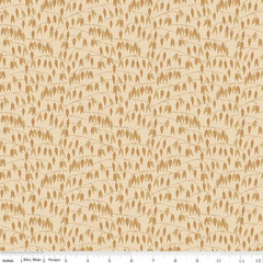YARD ~ Sewing Your Oats, Tan, Riley Blake, $3.99 Ships ANY Amount Of Fabric