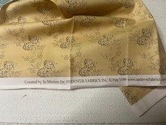Brown Gold Teal Neutral Fabric Curated Bundle 5 Fat Quarters