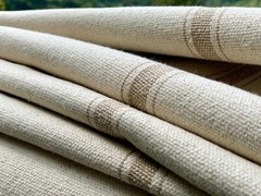 Grain Sack Fabric by the Yard, Ticking Fabric, French Country, Cottage Farmhouse