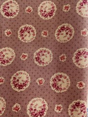 English Rose Civil War Reproduction Fabric D#AP1930L-17 Made in Japan BTFQ