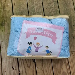 Baby Blue Spandex TableCloth for 6 Ft Rectangle Table, wedding,banquet,event