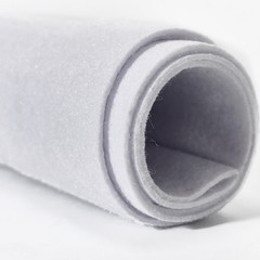 Soft White Felt Fabric Sheets 36″X 36″/ 1.6mm Thick Sewing Patwork Material L…