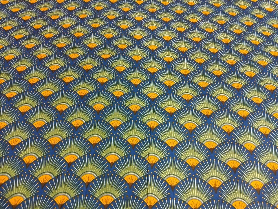 25 Yards Fabric Indian Blue Floral Hand Printed Cotton Fabric Sewing Fabrics