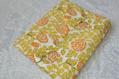 NO TARRIF CHARGES 100%✅ ZK_175 Hand Block Floral Print 100%Cotton 20Yard Fabric#