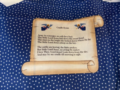 VIP Cranston~ Cotton Fabric~ Cut & Sew Panel~Keepsake Crafts~ Nativity Scene
