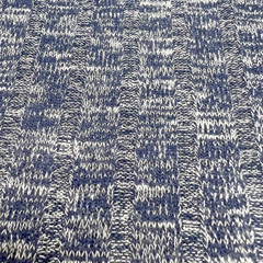 Melange Knit Sweat Wide Rib Fabric R/P/S Blend 66″ Wide Lot of 1 Yard & 18″ $6