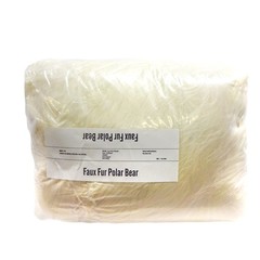 Shason Textile (2 Yards Cut) Luxury Faux Fur Polar Bear – Long Pile, Ivory
