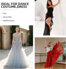 Mesh Fabric, 66In 4-Way Stretch Power Mesh, Lightweight Sheer, 90% Nylon, 10% Sp