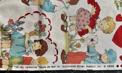 For My Valentine ALEXANDER HENRY QUILT FABRIC 100% COTTON RARE Sold By Half Yard