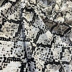 4-Way Stretch Animal Print Snake Spandex Fabric 60″wide by the Yard for Swimwear