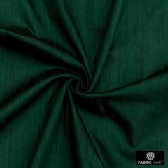 Bottle Green 100% Pure Silk Fabric By The Yard, 41 inches width Silk Fabric