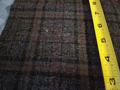 Vintage Wool Blend Fabric Lot Of 4