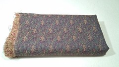 Jacquard Upholstery Fabric Remnant Fringe 28″x60″ Multicolor Tweed End of Roll
