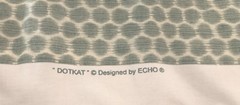 Kravet Ikat Dots Circle Upholstery Fabric- Dotkat Silversage 13.75 yd DOTKAT.135