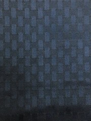 Fabric Shimmering Embossed Rectangles in Navy Blue 29″ X 31″ DIY Crafts Sewing