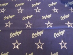 DALLAS COWBOYS NFL 100% COTTON Blue White Star 1994 BTY x 60