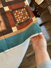 43”x43” Cotton w/20 Quilt Squares Tex-Mex Colors Joan Kessler Concord Fabrics