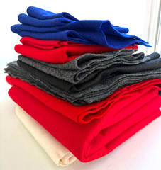 Lot Of Felt from 2 yds to 12″ squres & misc sizes, 2.5 LBS.