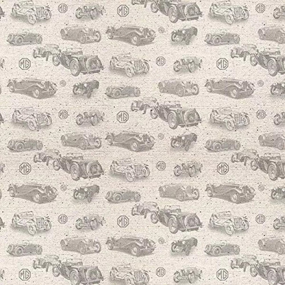 Michael Miller Vintage MG British Motor Cars 100% Cotton Fabric BTY 36″ x 44″