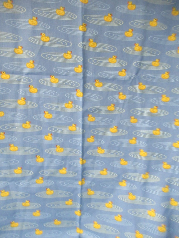 Fabric Traditions- Challis Roos Ducks Swimming In Pond VTG 2011 30″X44 NEW