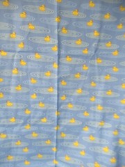 Fabric Traditions- Challis Roos Ducks Swimming In Pond VTG 2011 30″X44 NEW