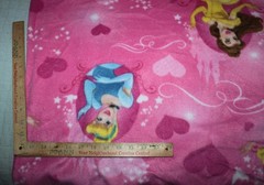Disney Princess Pink Fleece Springs Sewing 40″ x 60″W Fast Shipping