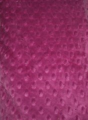 BERRY PLUM MINKY CUDDLE DIMPLE DOT PLUSH SEW QUILT CRAFT FABRIC BTY & PRECUTS