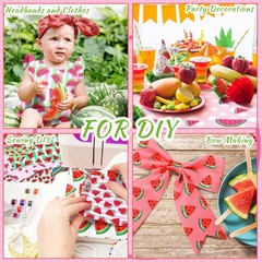 HunnmingRe 20 Pcs 10”x10” Watermelon Quilting 10 x 10 inches, Bright Colors