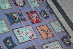 Organic Cotton KNUFFLE BUNNY Fabric FAT QUARTER FQ Mo Willems BOOKS Book Library